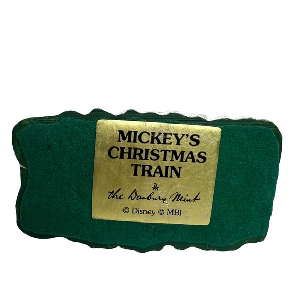 Danbury Mint Disney Express Train Figurine Mickey Mouse Christmas Edition - Picture 6 of 6